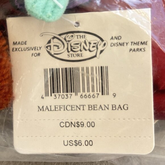 Sleeping Beauty Prince Phillip Maleficent Aurora Disney Store Bean Bag Set of 3 - Picture 6 of 9